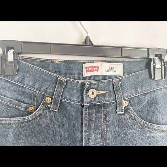 Levi’s 514 Dark Denim Jeans 14 Regular 27/27 - Picture 3 of 8